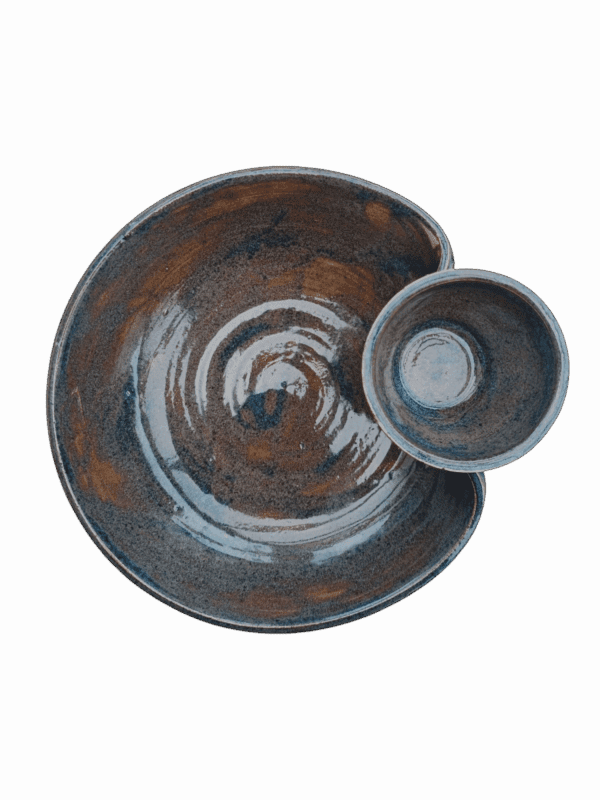 Chip & Dip Bleu Brown