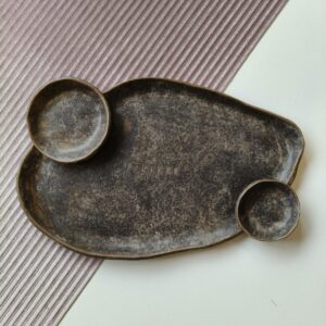 Organische Tapasschaal boetseren