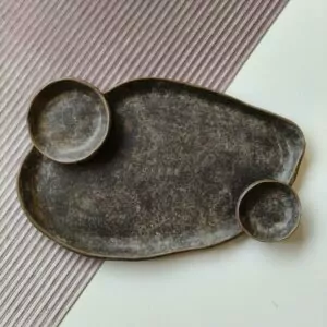 Organische Tapasschaal boetseren